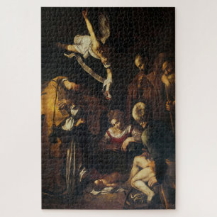 Geburt mit Saint Francis und Saint Lawrence
