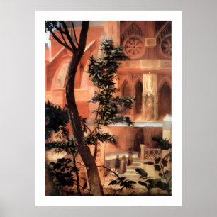 GEBURT MIT WEISSEN LILIEN - MAGIE DER WEIHNACHTEN POSTER