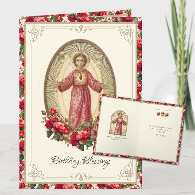 Geburt-Rose-Schrift Karte (Von Creator hochgeladen)