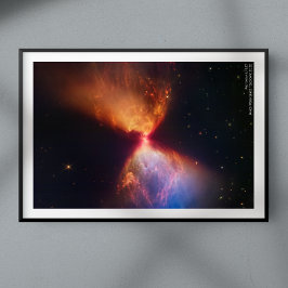Geburt von Star, James Webb Space Telescope 2022 Poster