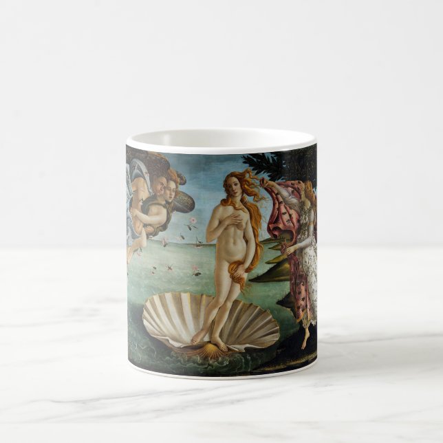 Geburt von Venus durch Botticelli Kaffeetasse (Mittel)
