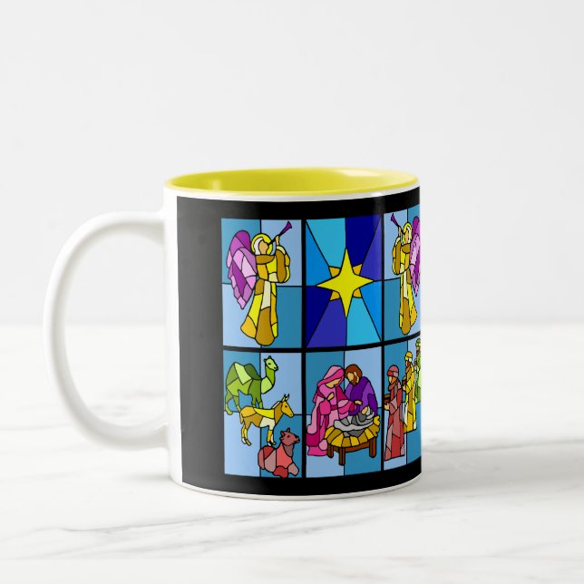 Geburt Zweifarbige Tasse (Links)