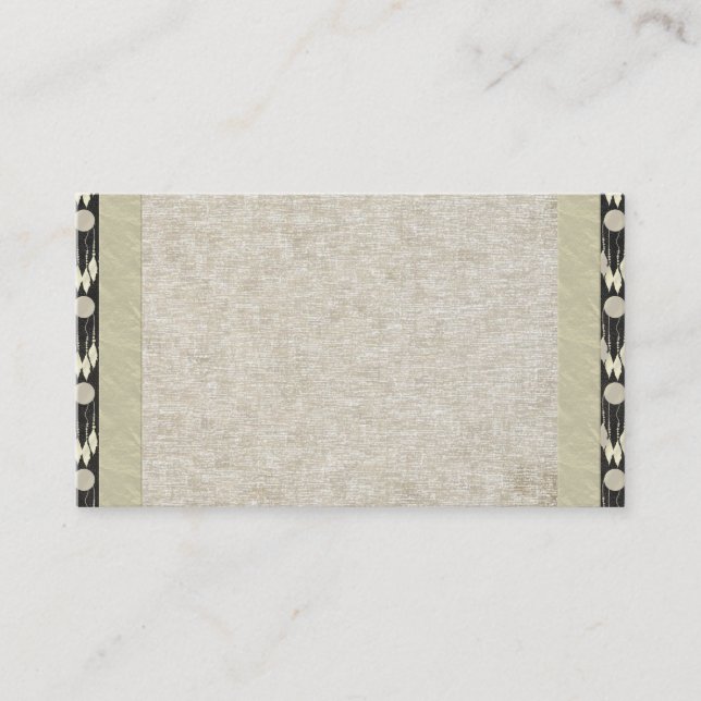 gebürtig, amerikanisch, indisch, Feder, Visitenkarte (Vorderseite)