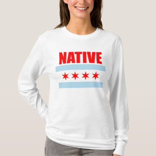 Gebürtige Chicago-Flagge T-Shirt