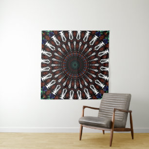 Gebürtige Mandala Wandteppich