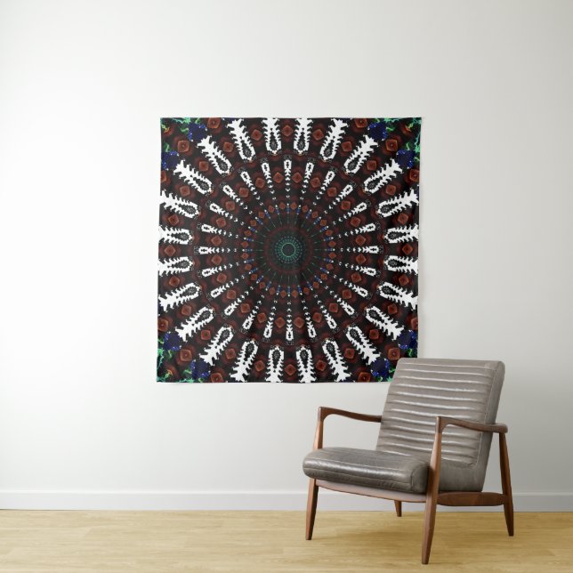 Gebürtige Mandala Wandteppich (Beispiel)