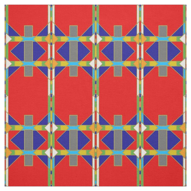 Gebürtiger Amerikaner-Art-gemustertes Gewebe Stoff (Muster)
