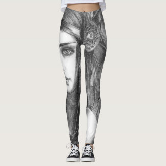 Gebürtiger Amerikaner-Göttin-Leggings Leggings