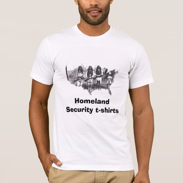 Gebürtiger Amerikaner-heimat-Sicherheits-T - T-Shirt (Vorderseite)