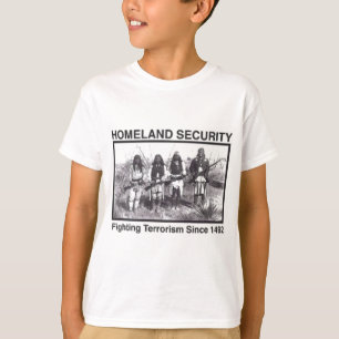 Gebürtiger Amerikaner-heimat-Sicherheits-T - T-Shirt