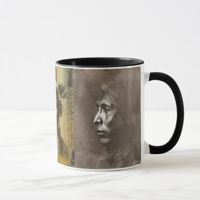 GEBÜRTIGER AMERIKANER-TASSE TASSE (Rechts)