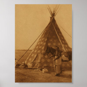 Gebürtiger amerikanischer UreinwohnerBlackfoot Poster