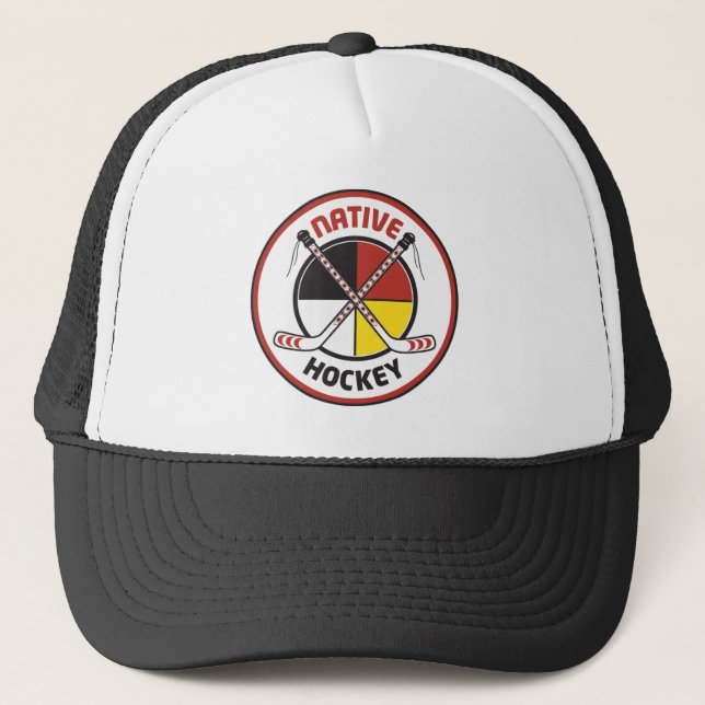 Gebürtiger Hockey-Hut Truckerkappe (Vorderseite)