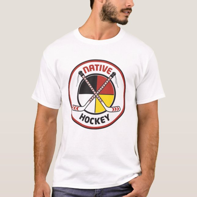 Gebürtiger Hockey-T - Shirt (Vorderseite)