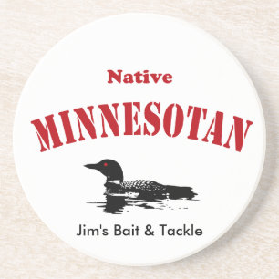 Gebürtiger Minnesotan - kundenspezifische Getränkeuntersetzer