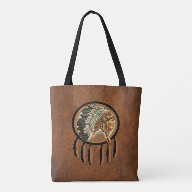 Gebürtiger Ureinwohner-Leiter Tasche (Rückseite)
