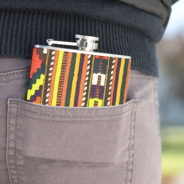 Gebürtiger Ureinwohnergelbentwurf Flachmann (Beispiel)