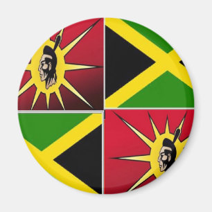 Gebürtiges amerikanisch-Jamaikanisches Magnet