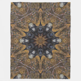 Gebürtiges Shaman-Geist-Totem-Tierschild-Plüsch Fleecedecke