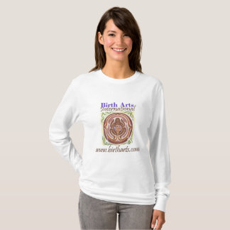 Geburts-Kunst-internationale lange Hülse Slouchy T T-Shirt