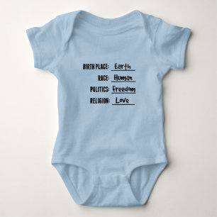 GEBURTS-PLATZ-ERDbaby-SHIRT Baby Strampler