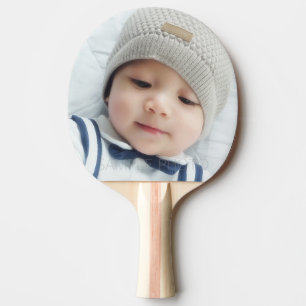 Geburtsankündigung mit dem Custom Newborn Baby Fo Tischtennis Schläger