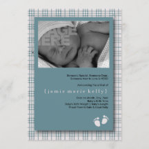 Geburtsankündigung von Baby Steps - Baby Blue Kari