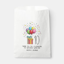 Geburtsballons und Präsentationen mit Alter und Te