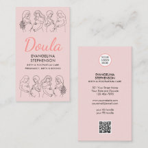 Geburtsbegleiterin Line Art Postpartum Profi-Doula