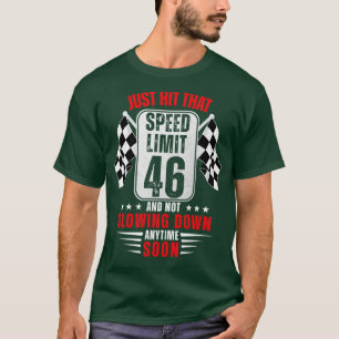 Geburtsdatum Geschwindigkeitsbegrenzung SignYears T-Shirt