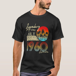 Geburtsdatum Legendär seit Juli 1960 T-Shirt