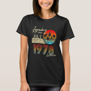 Geburtsdatum Legendär seit Juli 1978 T-Shirt