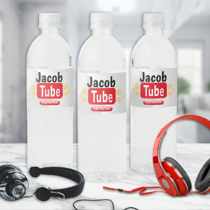 Geburtsdatum Tube Wasser Flaschen Etiketten