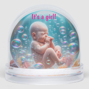 Geburtserklärung Snow Globe Schneekugeln