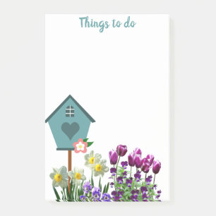 Geburtshaus im Blumengarten Dinge zu tun Post-it Klebezettel