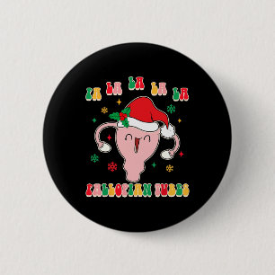 Geburtshelfer Hebamme Doula Weihnachten Fa La La L Button