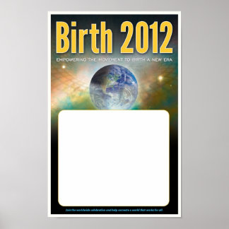 Geburtsjahr 2012 Poster - Leer