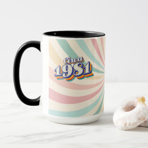 Geburtsjahr - Circa 1981 Tasse