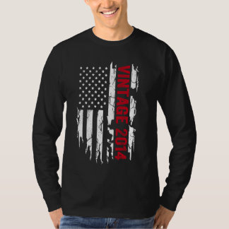 Geburtsjahr der amerikanischen Flagge 2014 zum Geb T-Shirt