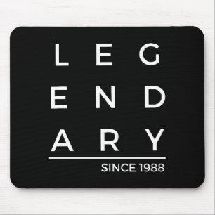 Geburtsjahr Legendär seit 1988 Mousepad