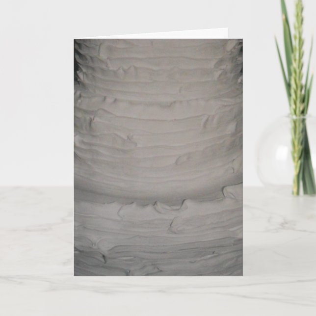 Geburtskarte "Composition Abstraction Cake" Karte (Vorderseite)