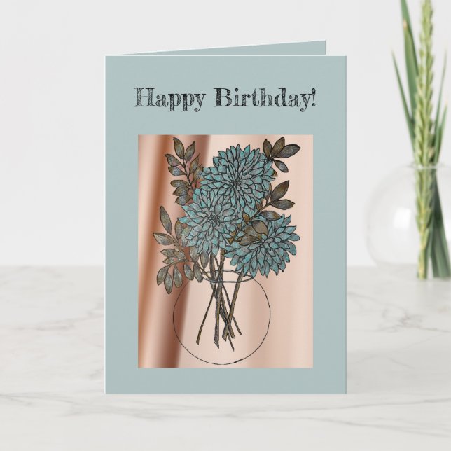 Geburtskarte Dankeskarte (Vorderseite)