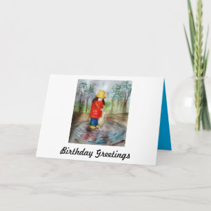 Geburtskarte des Wetters für Enten Karte