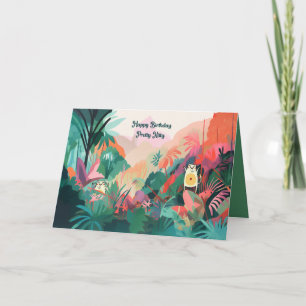 Geburtskarte für eine Katze Dankeskarte