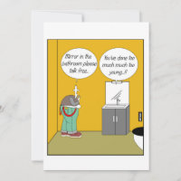 Geburtskarte für einen alten Skinhead- oder SKA-Mu