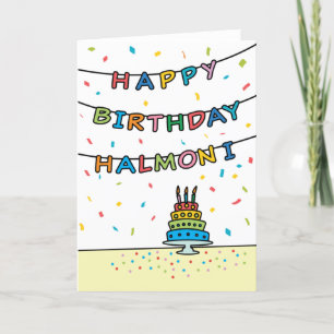 Geburtskarte für Halmoni Karte
