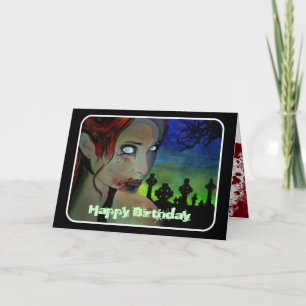 Geburtskarte "Hunger in der Smaragdnacht" Karte