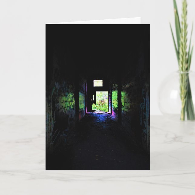 Geburtskarte "In Throat" Karte (Vorderseite)