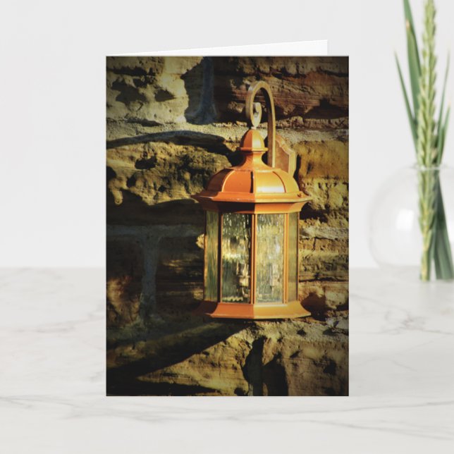 Geburtskarte "Jordan's Lamp" Karte (Vorderseite)