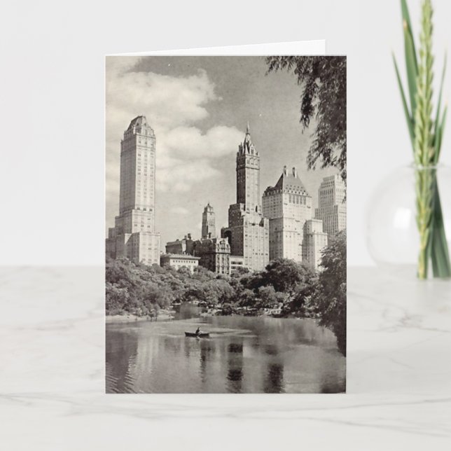 Geburtskarte - New York City Karte (Vorderseite)